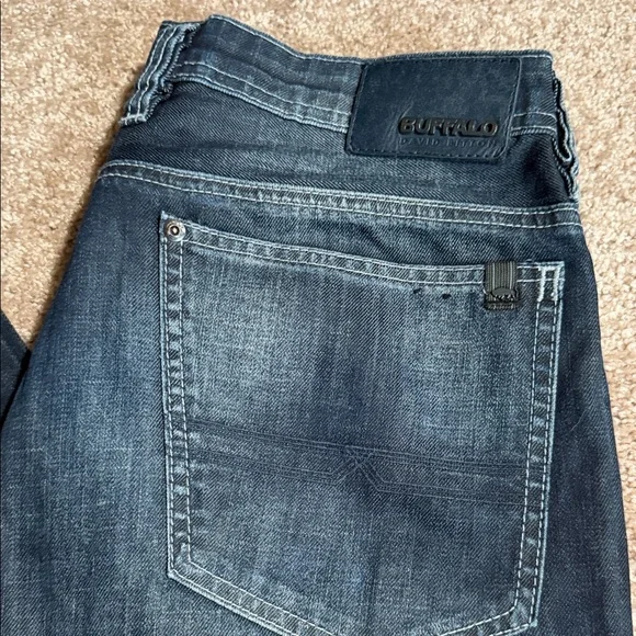 Buffalo David Bitton Men's Deep Indigo Jeans#068 - Picture 5 of 13